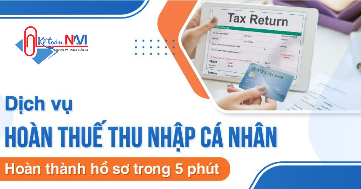 dịch vụ hoàn thuế tncn trong 5 phut