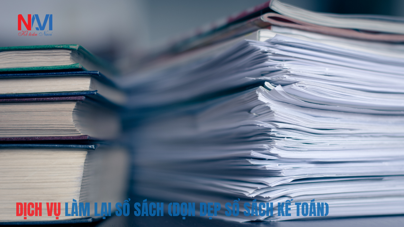 Dịch vụ làm lại sổ sách kế toán
