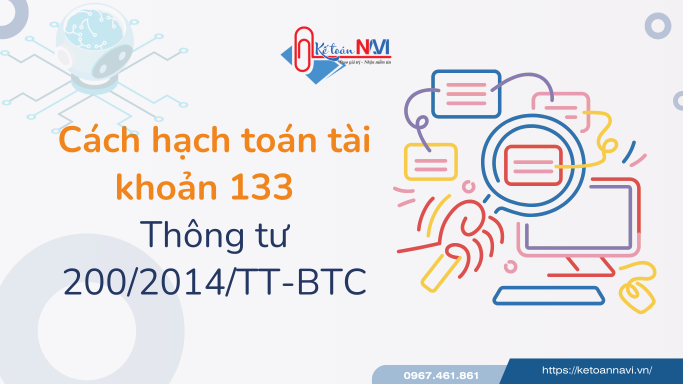 Hạch toán tài khoản 133 theo tt200
