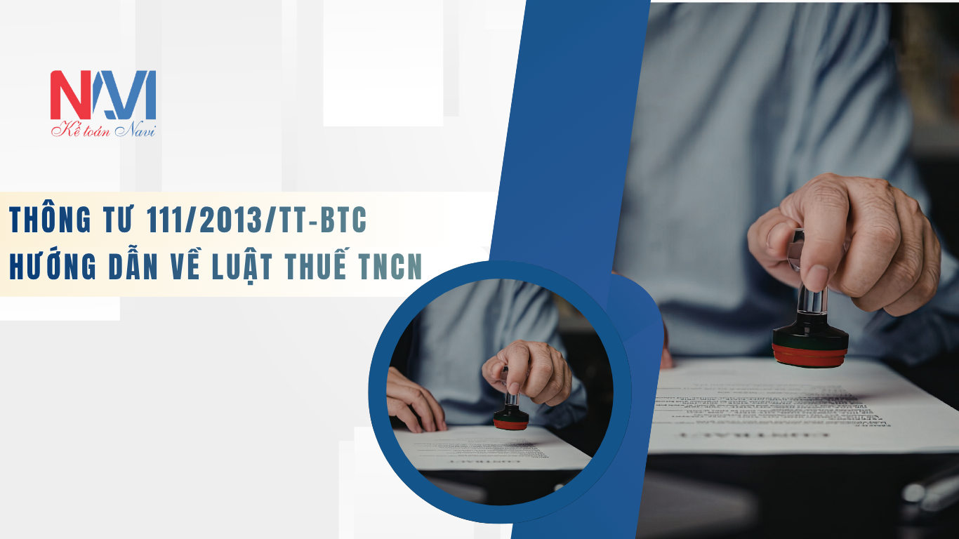 Thông tư 111/2013/TT-BTC Hướng dẫn về luật thuế TNCN