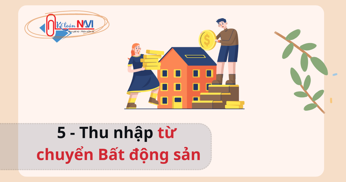 Thu nhập từ chuyển nhượng bất động sản