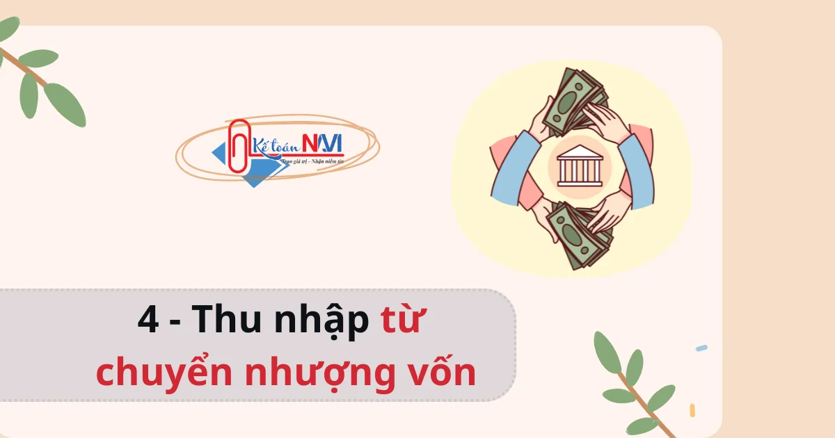 Khoản thu nhập từ chuyển nhượng vốn