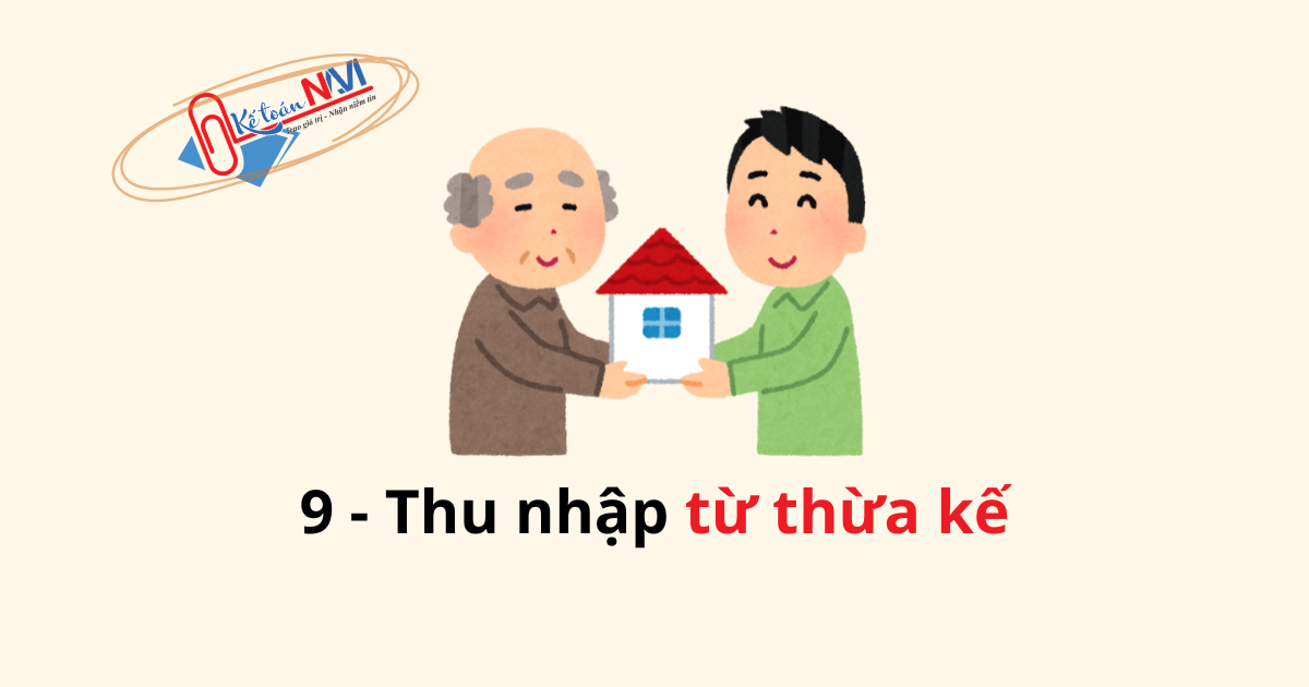 Thu nhập từ thừa kế