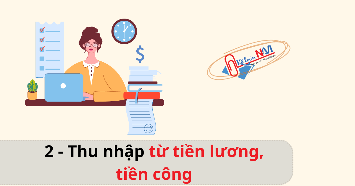 Khoản thu nhập từ tiền lương tiền công là khoản thu nhập chịu thuê