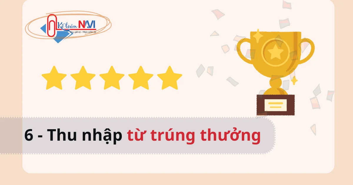 Thu nhập từ trúng thưởng