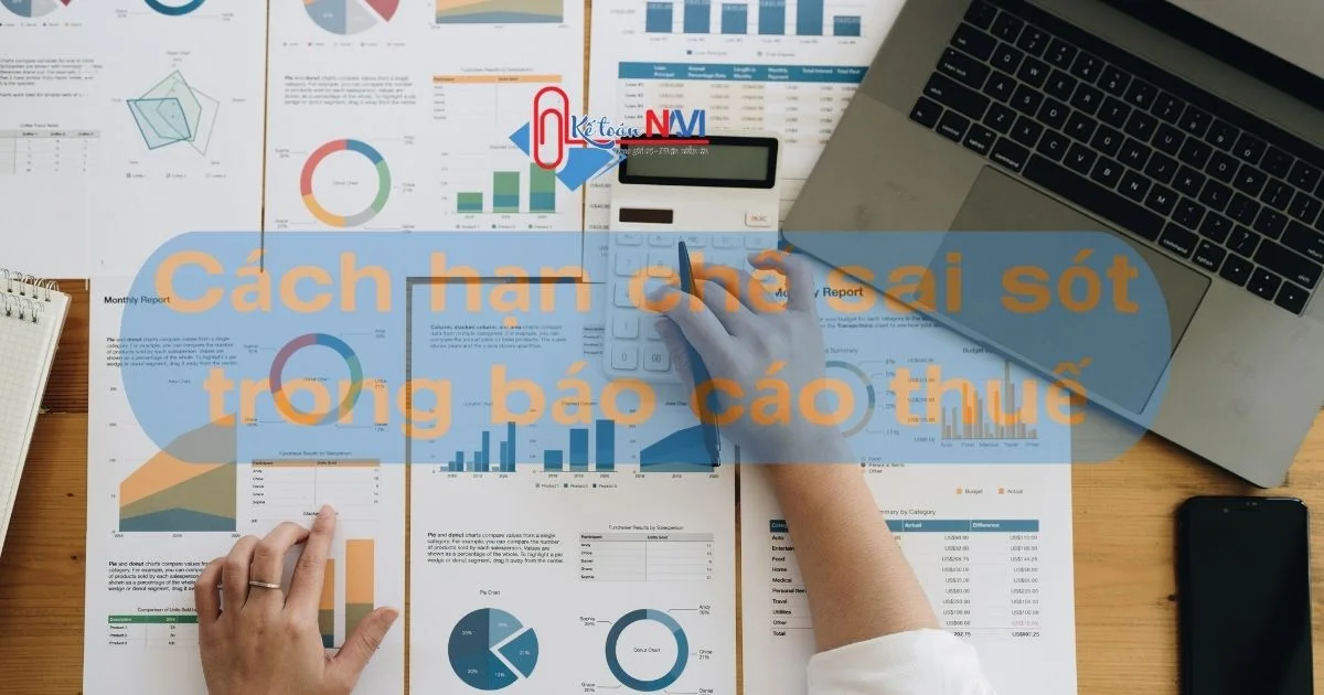 Cách hạn chế sai sót trong báo cáo thuế