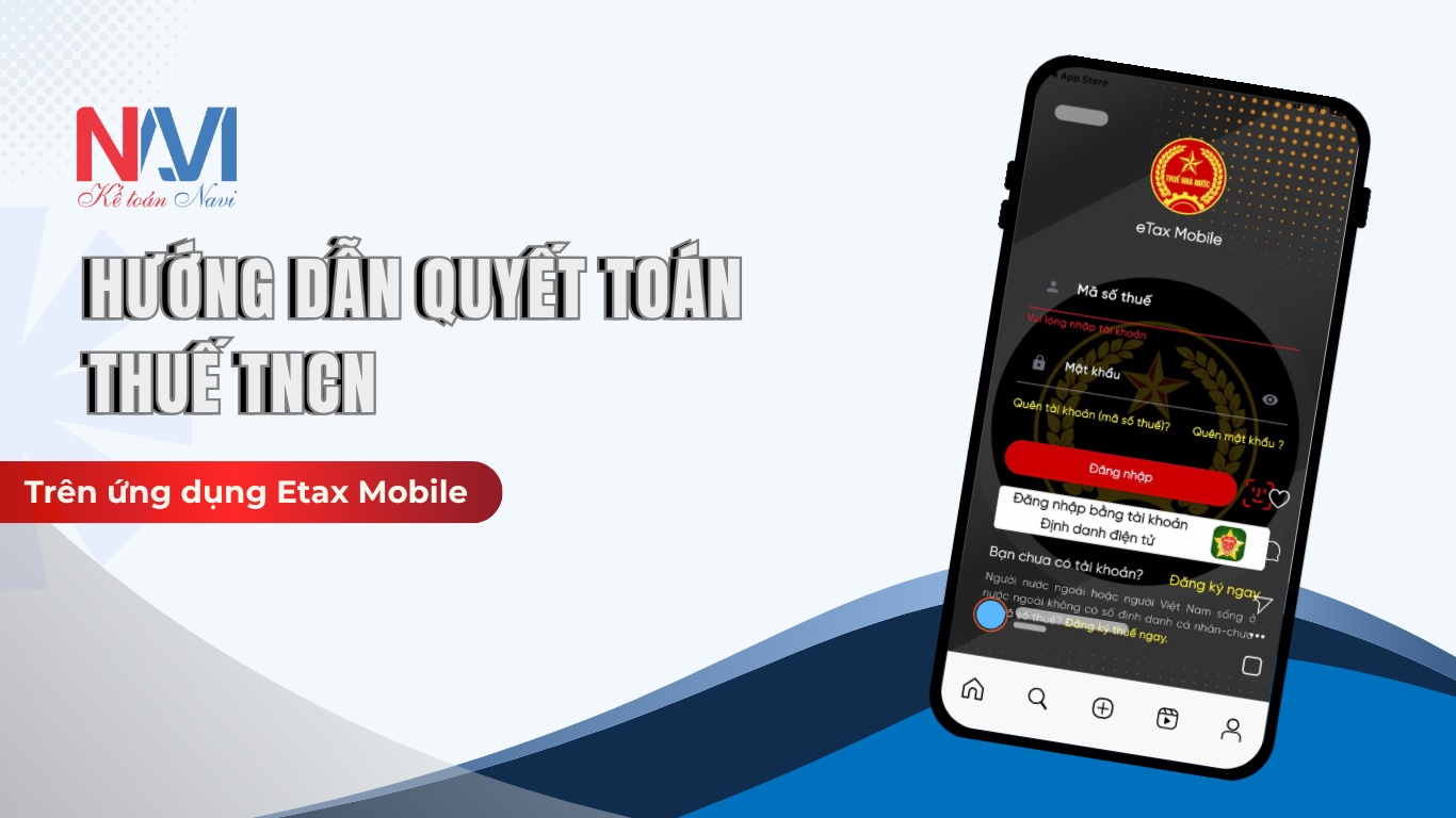 Hướng dẫn quyết toán thuế tncn trên Etax Mobile (1)
