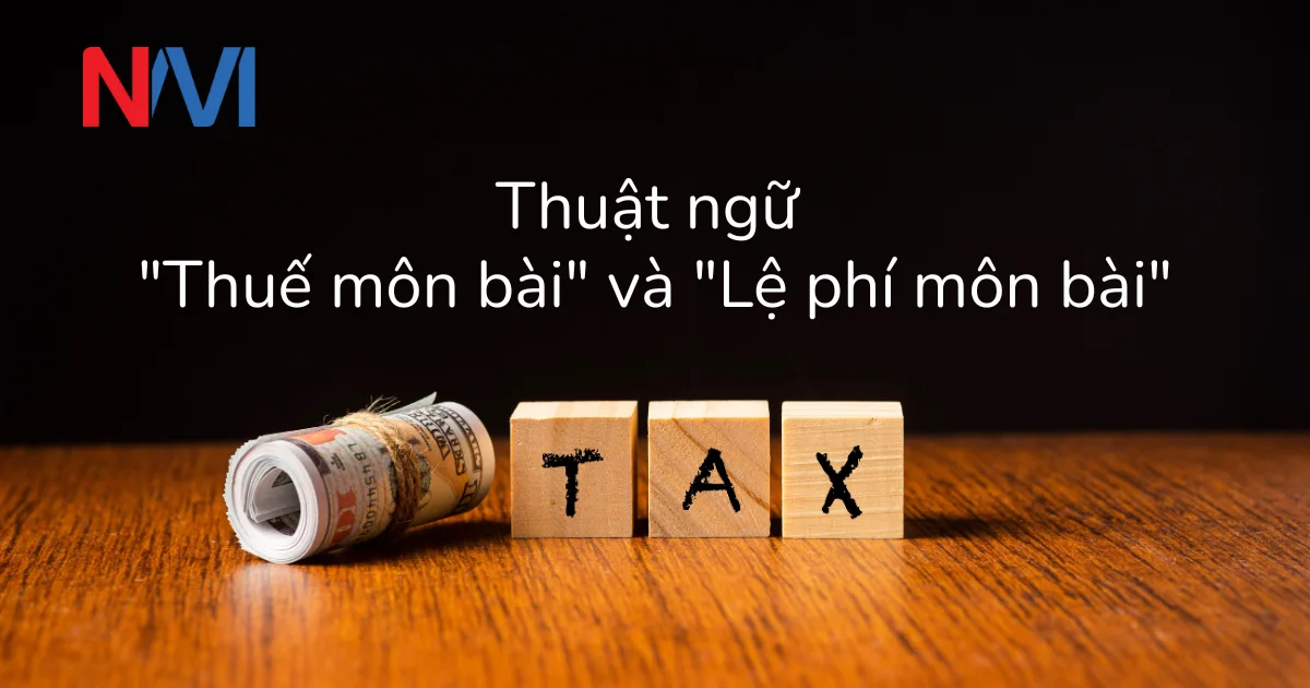 hạch toán lệ phí môn bài