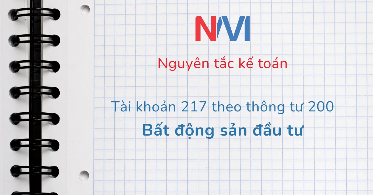 nguyên tắc kế toán tài khoản 217 theo tt200
