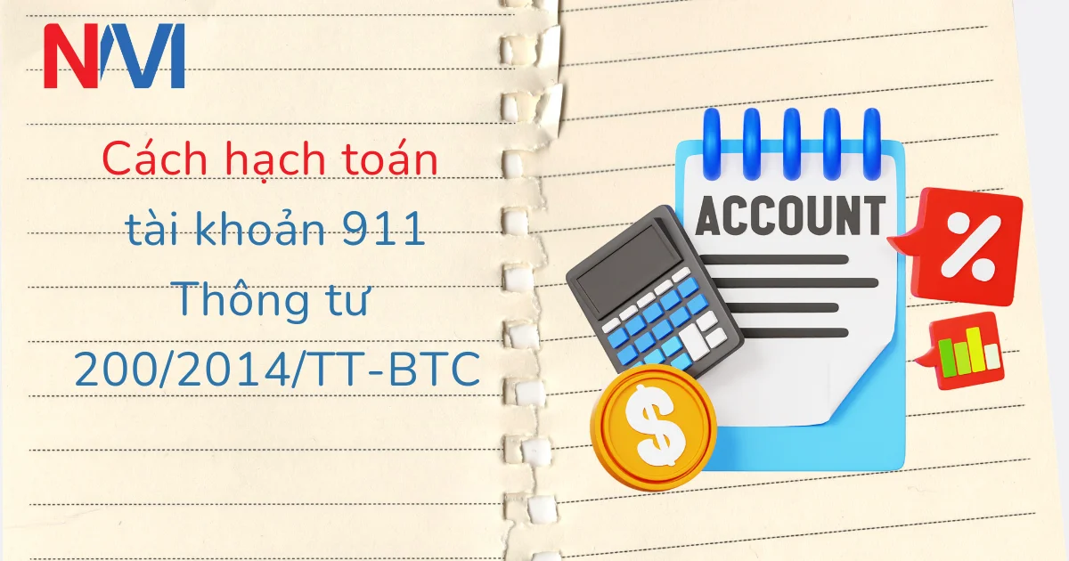 Hạch toán tài khoản 911 theo thông tư 200