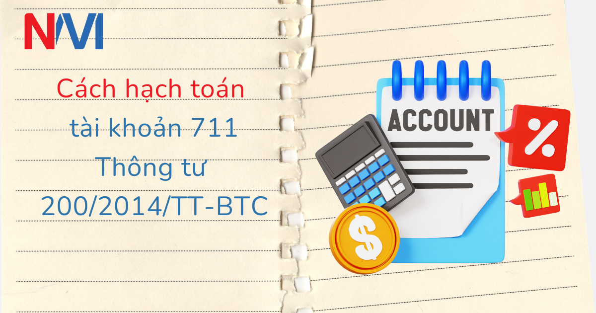 Hạch toán tài khoản 711 theo thông tư 200
