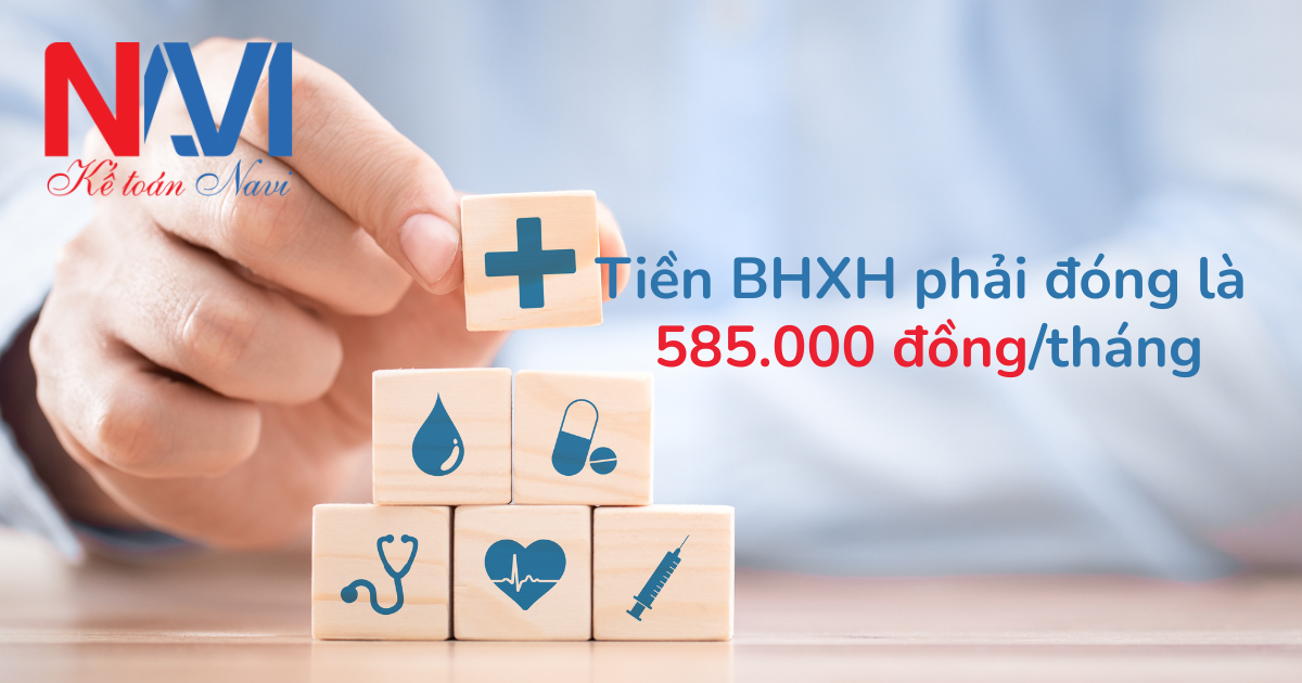 tiền bhxh đóng mỗi tháng của chủ hkd là bao nhiêu