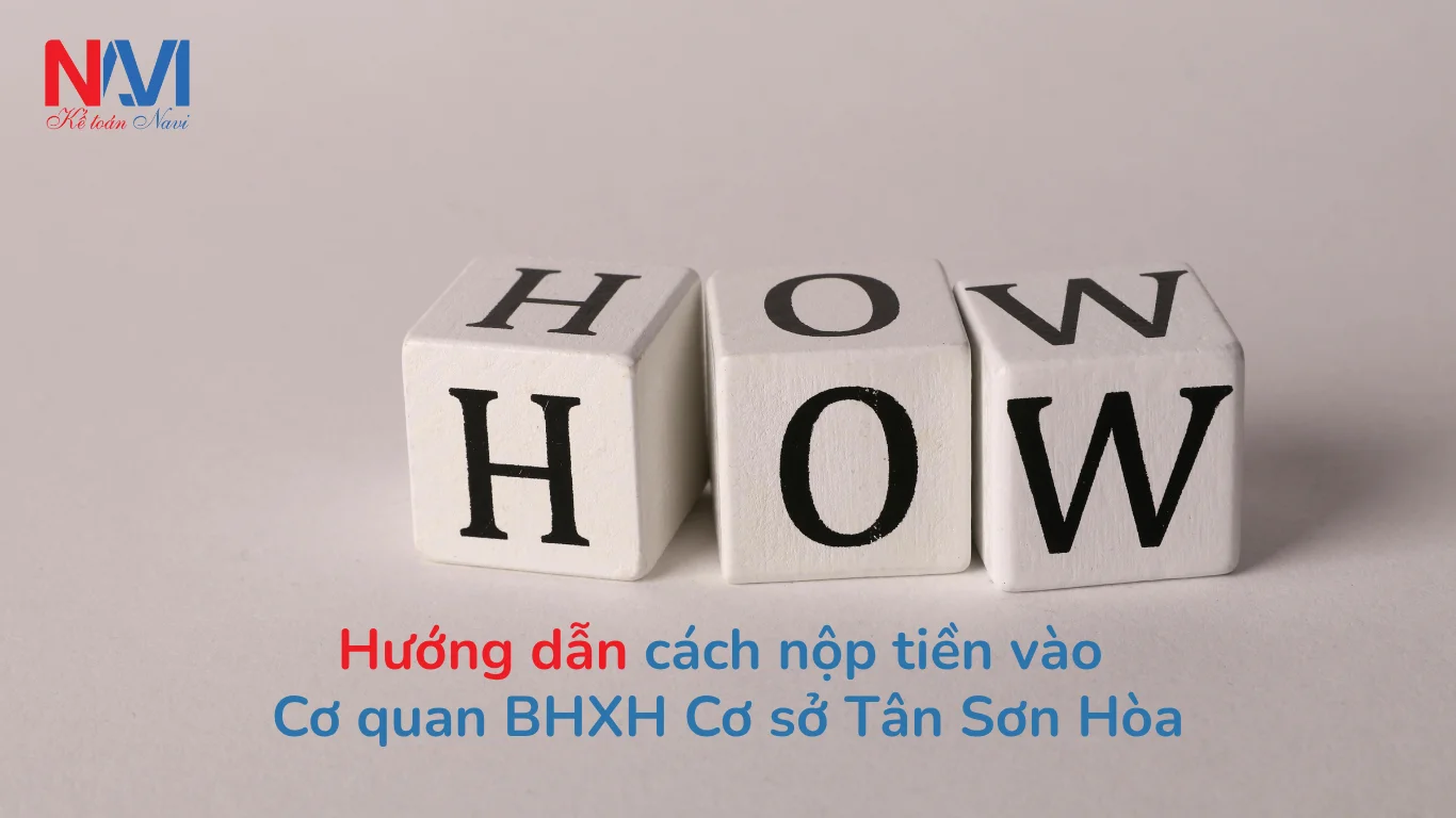 Hướng dẫn cách nộp tiền vào cơ quan BHXH Cơ sở Tân Sơn Hòa
