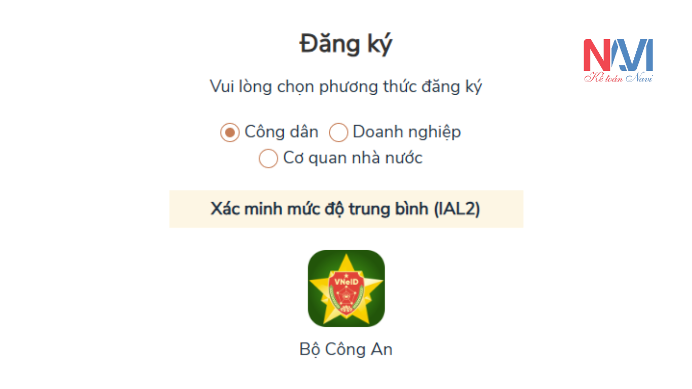Hướng dẫn đăng ký tài khoản giao dịch Thuế Điện Tử Cá Nhân