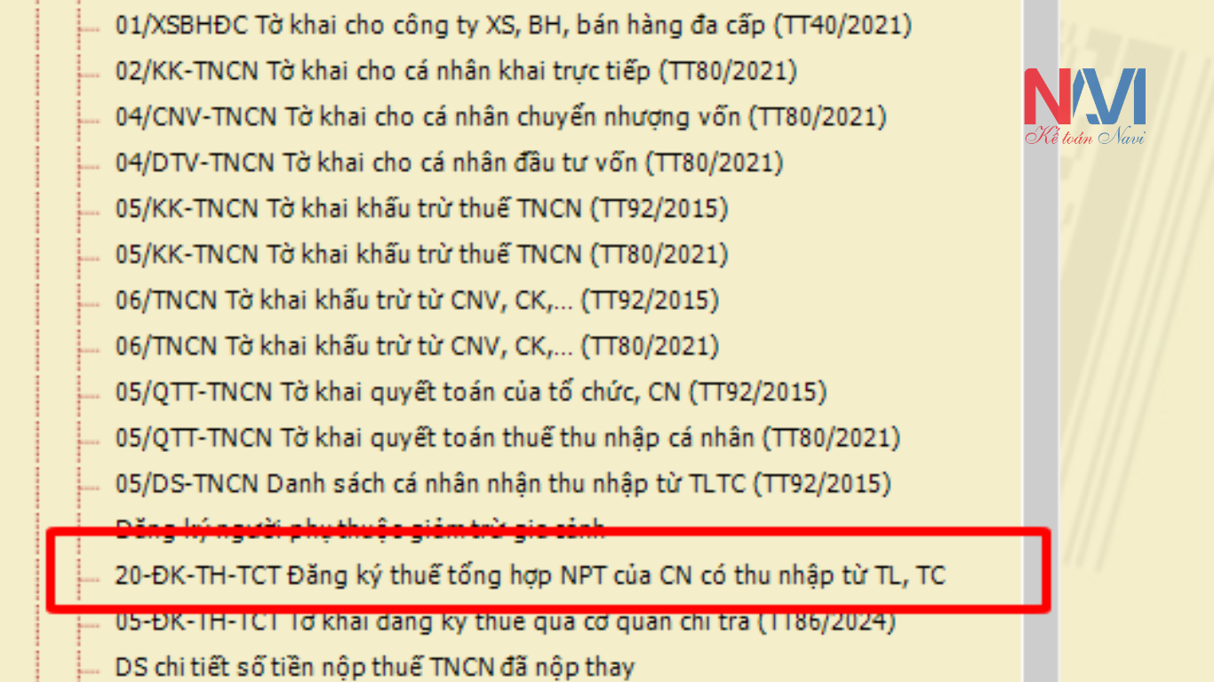 Đăng ký người phụ thuộc giảm trừ gia cảnh