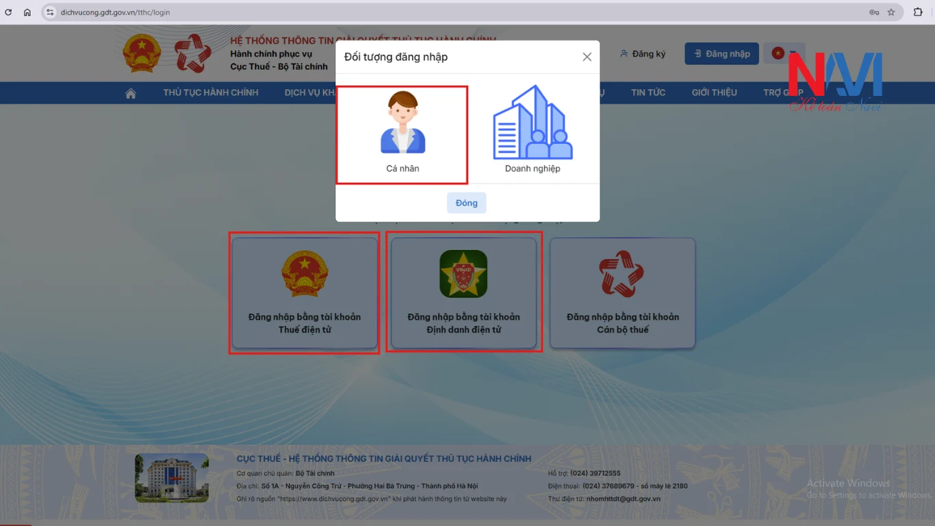 Hướng dẫn cá nhân tự quyết toán thuế TNCN