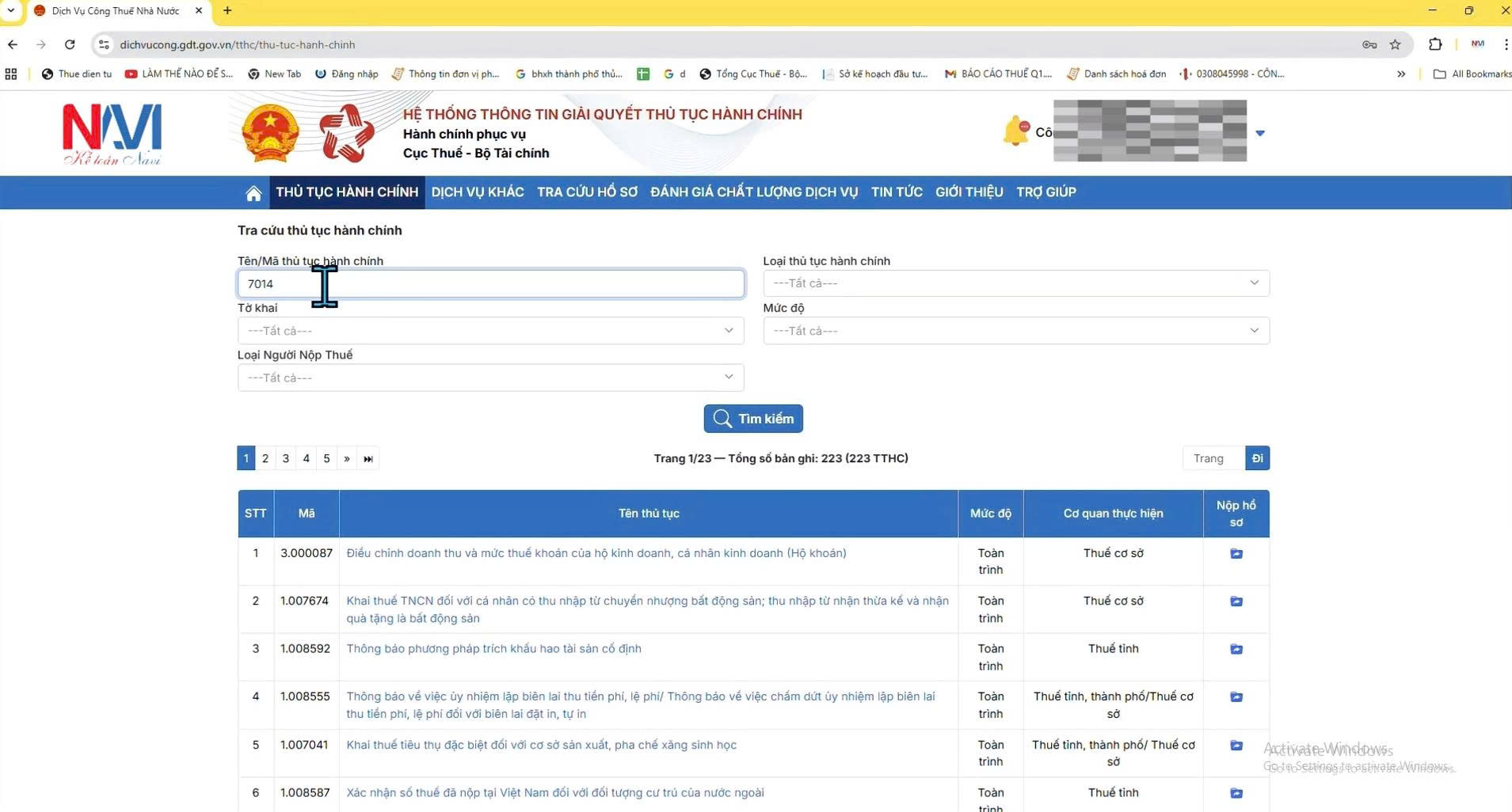 Hướng dẫn nộp Báo Cáo Thuế Quý 1-2026 trên Cổng dịch vụ công Quốc Gia 