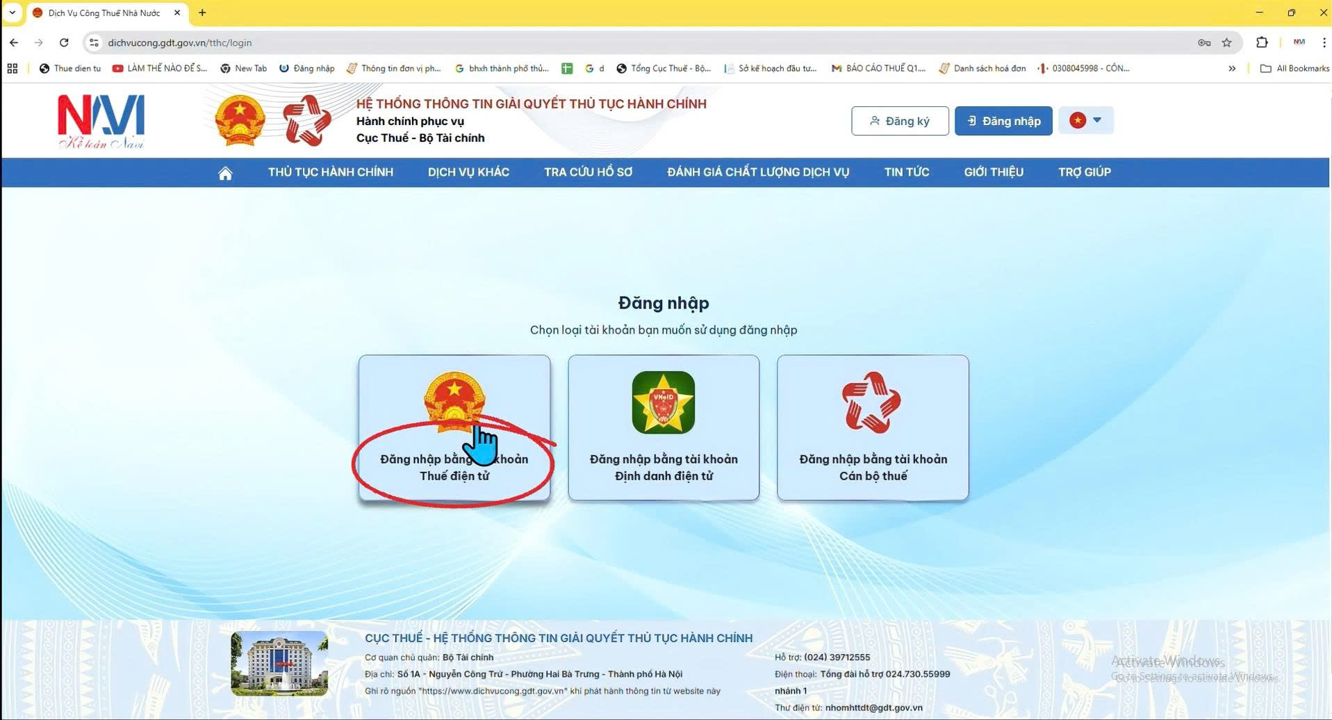 Hướng dẫn nộp Báo Cáo Thuế Quý 1-2026 trên Cổng dịch vụ công Quốc Gia 