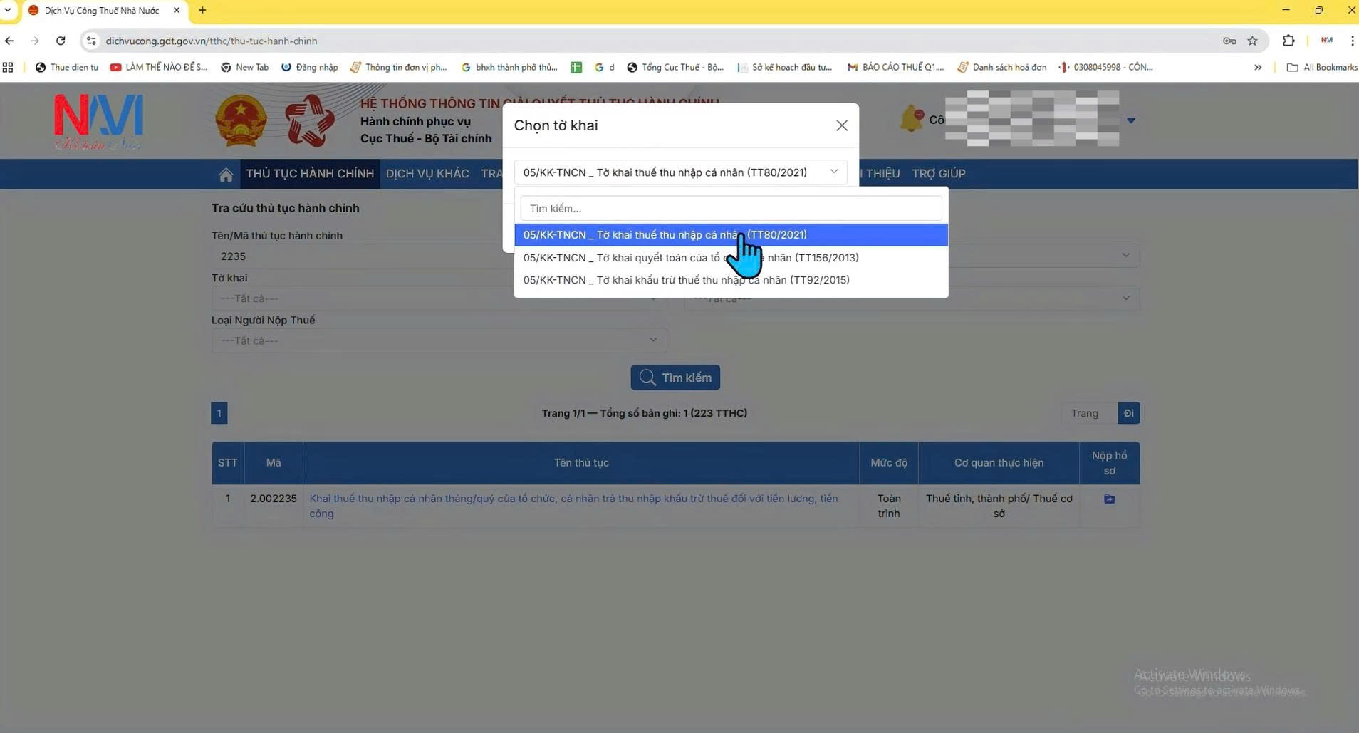 Hướng dẫn nộp Báo Cáo Thuế Quý 1-2026 trên Cổng dịch vụ công Quốc Gia 