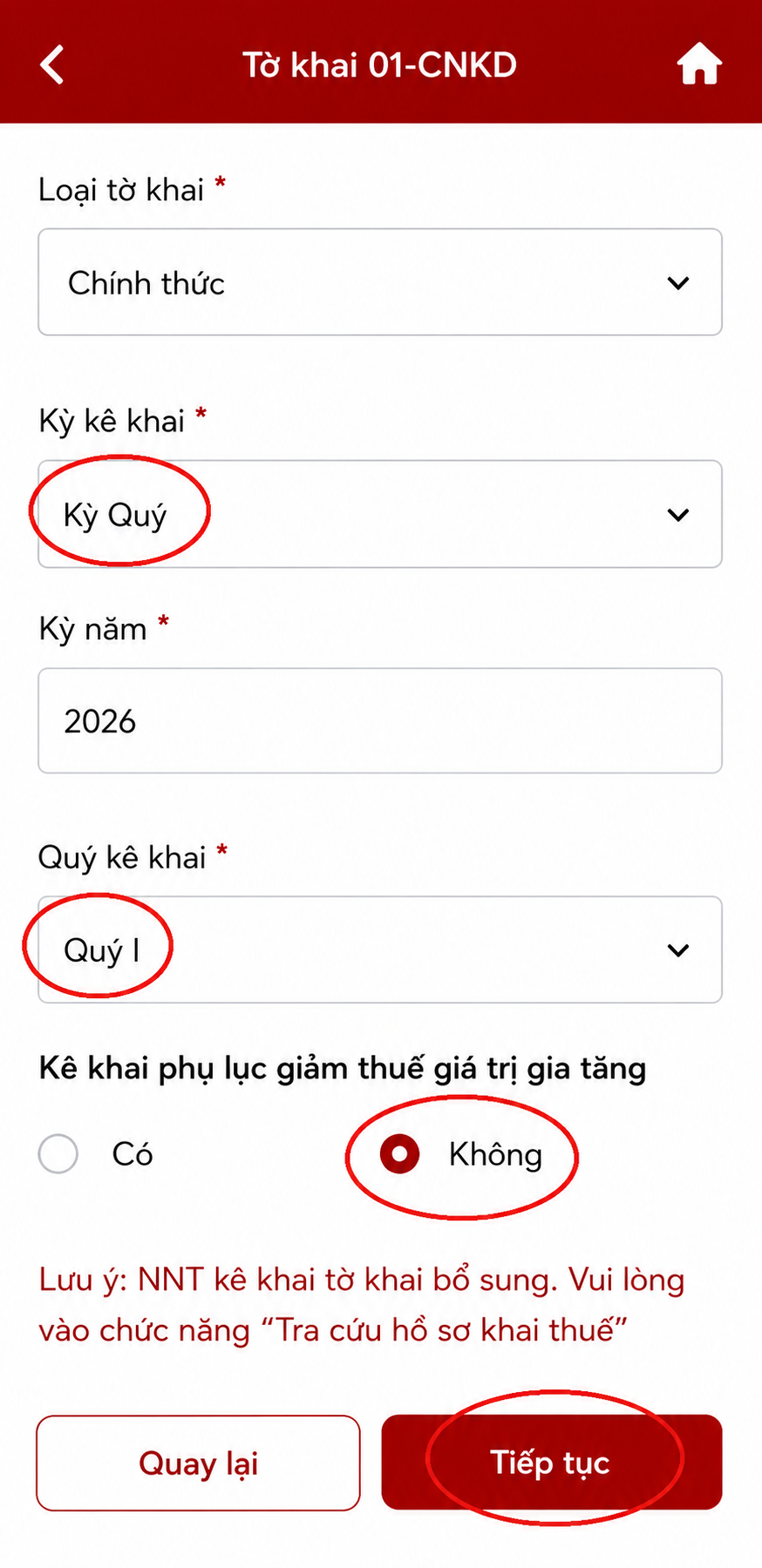 Kỳ kê khai