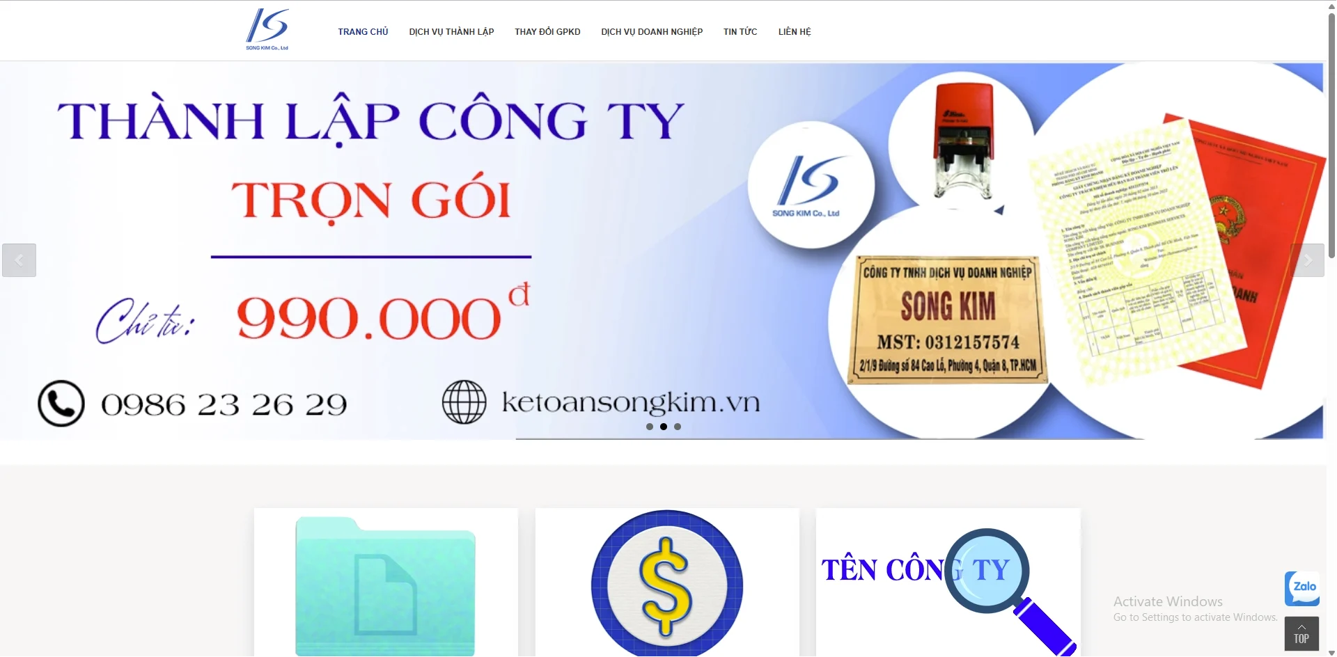 Kế toán Song Kim