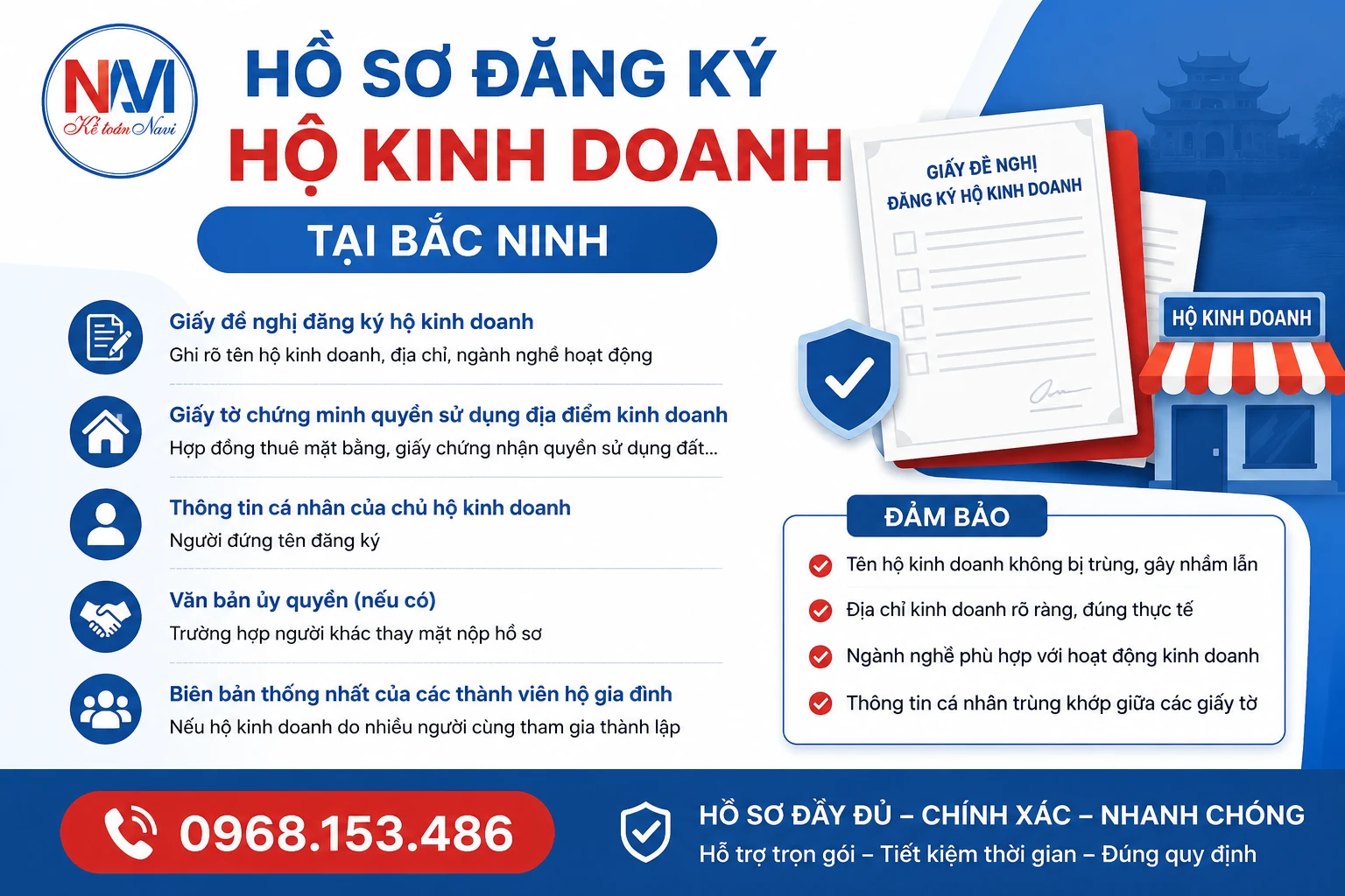 Hồ sơ đăng ký thành lập hộ kinh doanh