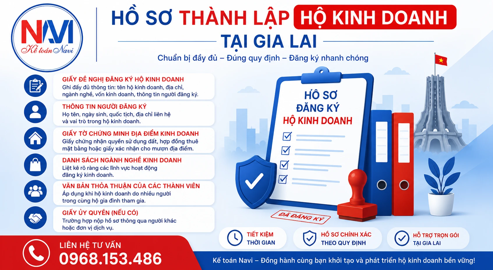 Hồ sơ thành lập hộ kinh doanh tại Gia Lai
