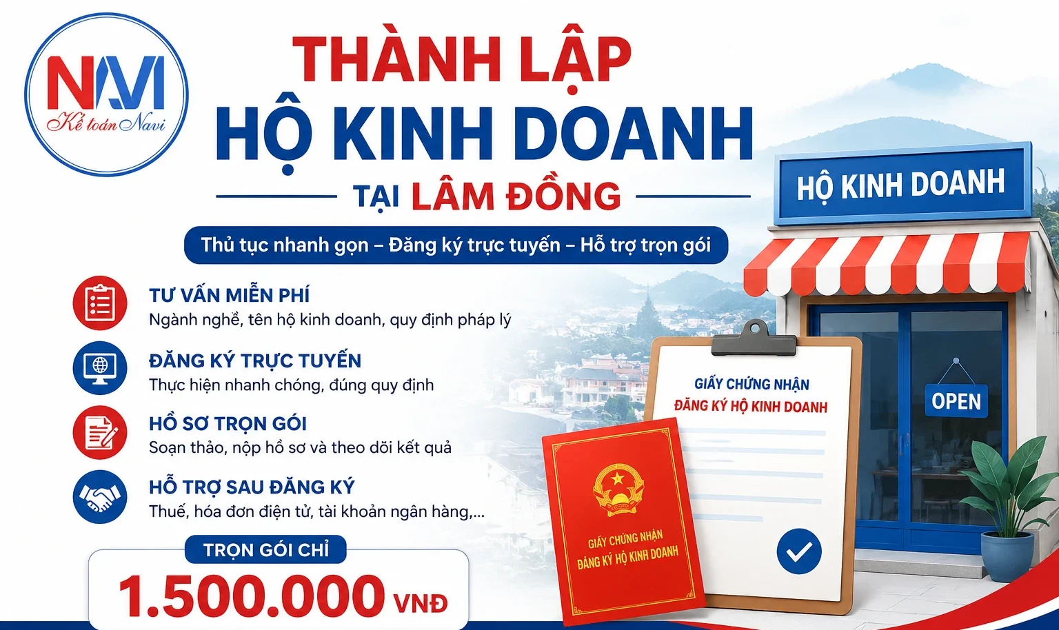 Thành lập hộ kinh doanh tại Lâm Đồng