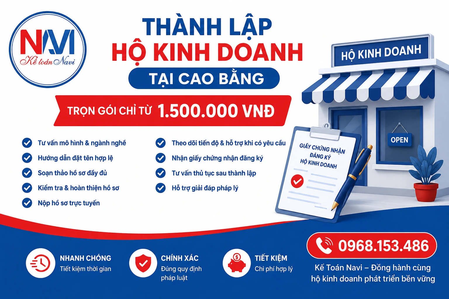 Thành lập hộ kinh doanh tại Cao Bằng