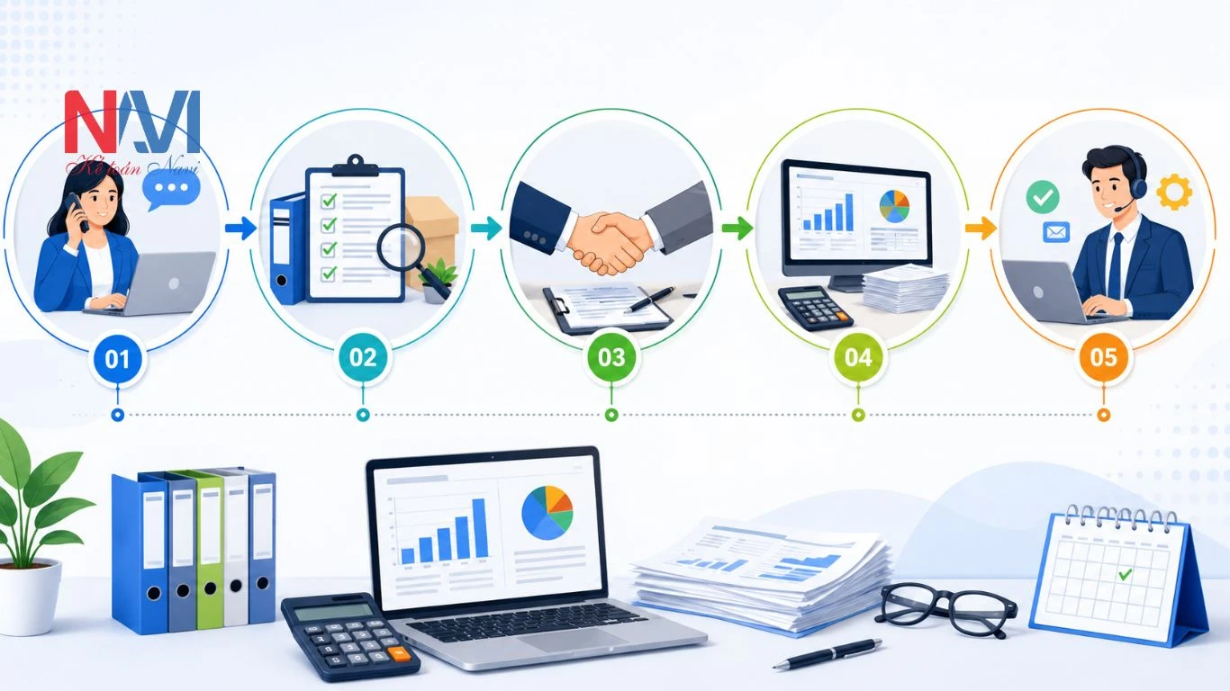 Quy trình xử lý dịch vụ