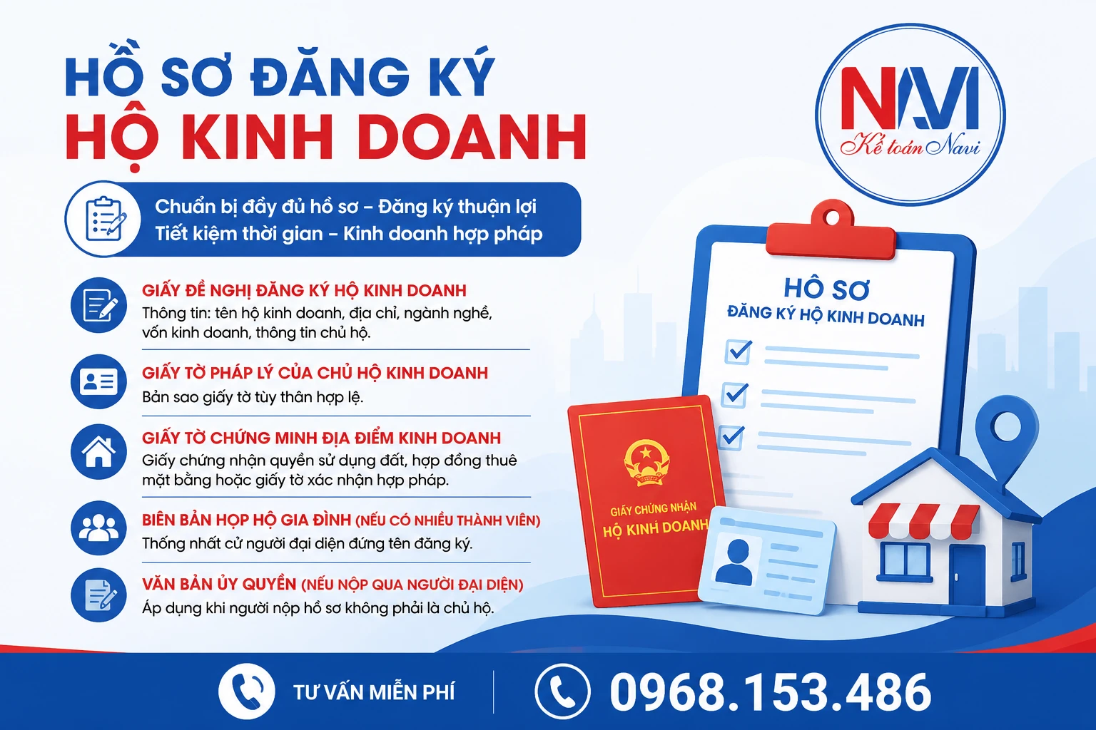 Hồ sơ đăng ký hộ kinh doanh