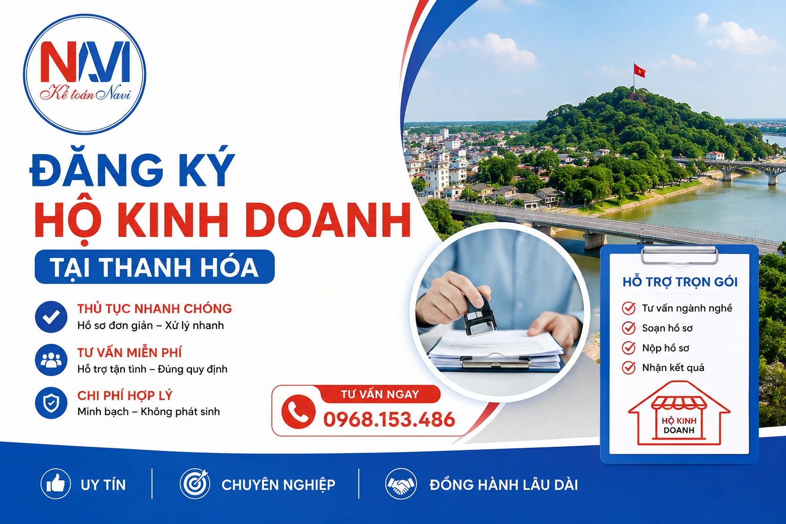 Đăng ký hộ kinh doanh - Kế toán Navi