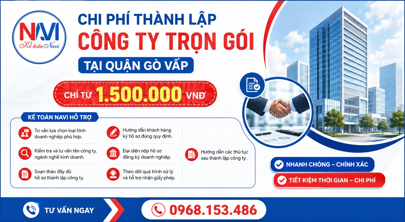 Chi phí thành lập công ty tại Gò Vấp