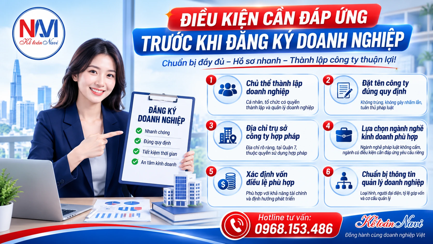 Điều kiện khi đăng ký doanh nghiệp