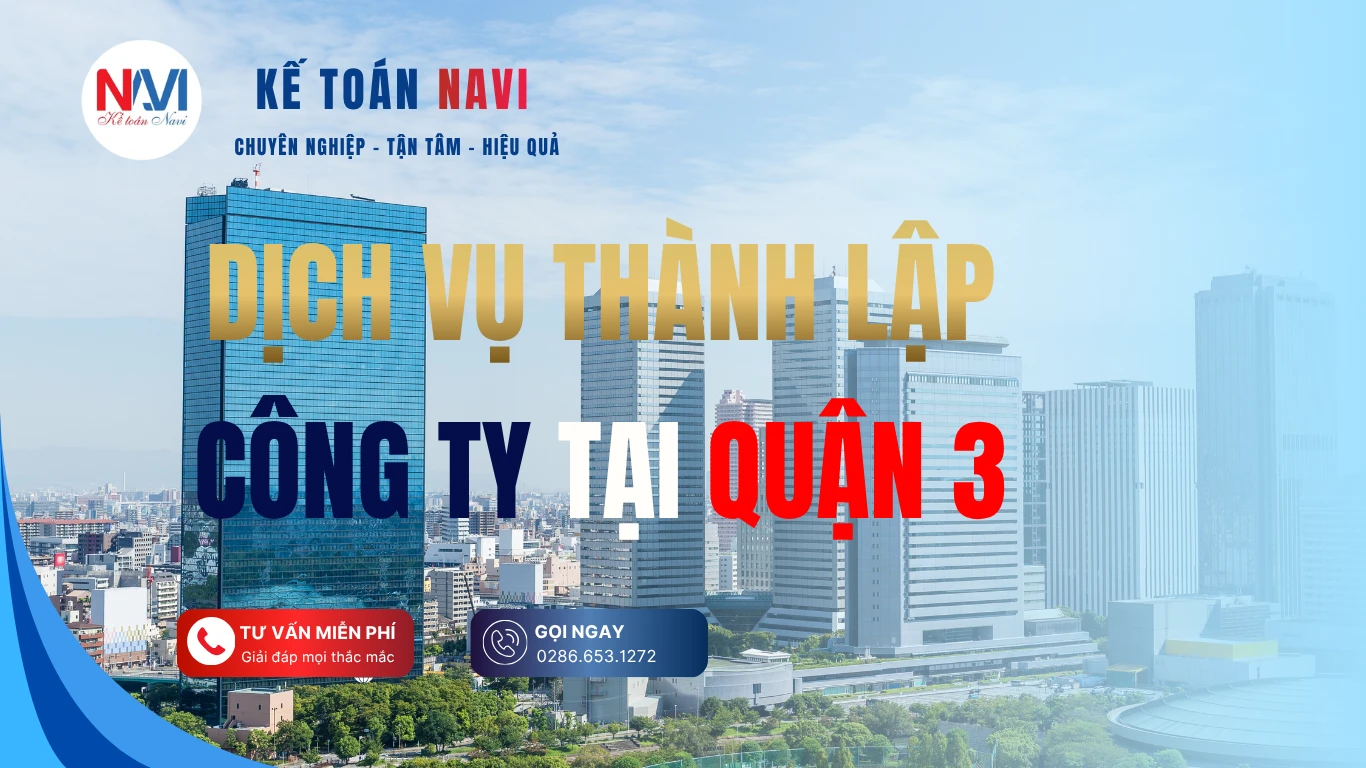 Dịch vụ thành lập công ty tại Quận 3