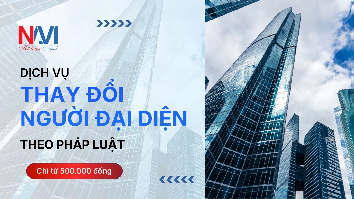 Dịch vụ thay đổi người đại diện theo pháp luật 500000 đồng