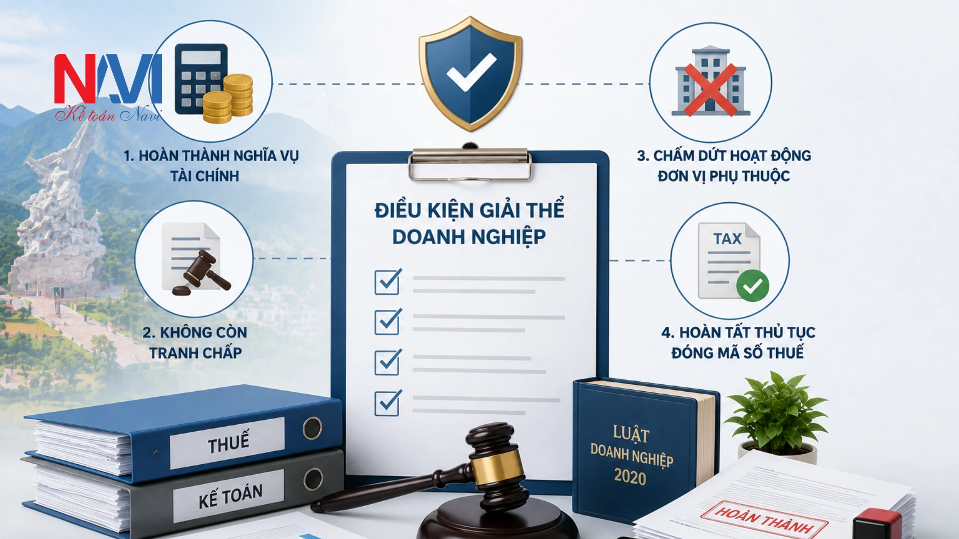 Điều kiện để doanh nghiệp tại Điện Biên được giải thể theo quy định pháp luật