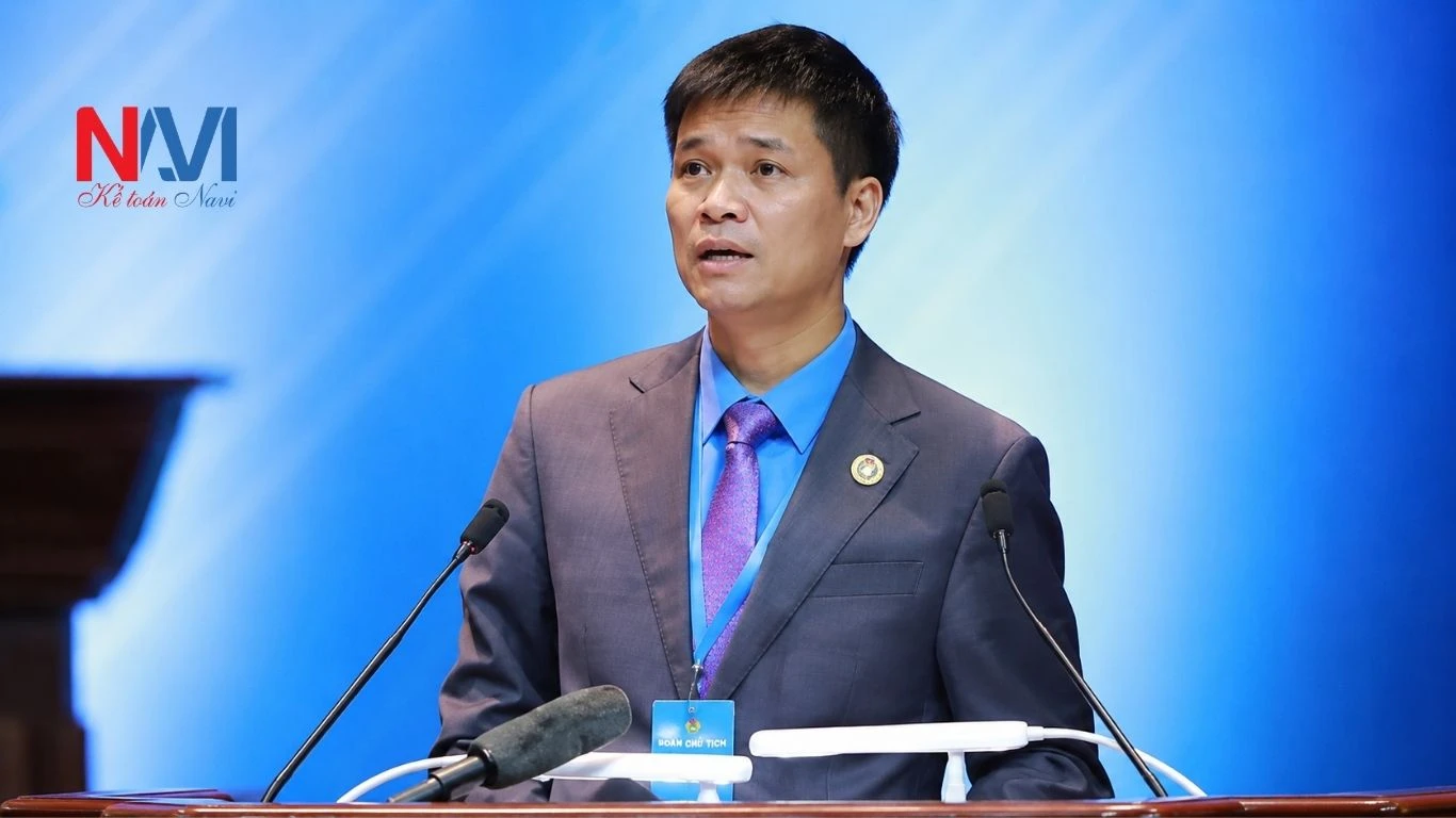 Ông Ngọ Duy Hiểu – Phó Chủ tịch Tổng Liên đoàn Lao động Việt Nam nêu ý kiến