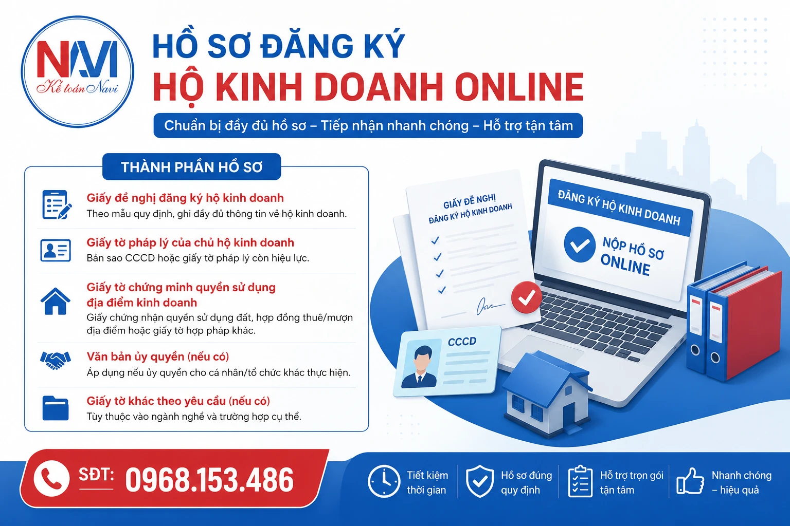 Hồ sơ đăng ký hộ kinh doanh Online