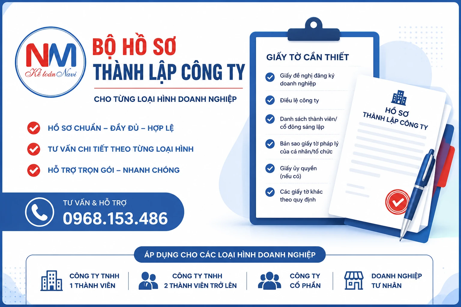 Hồ sơ thành lập công ty tại Phan Thiết