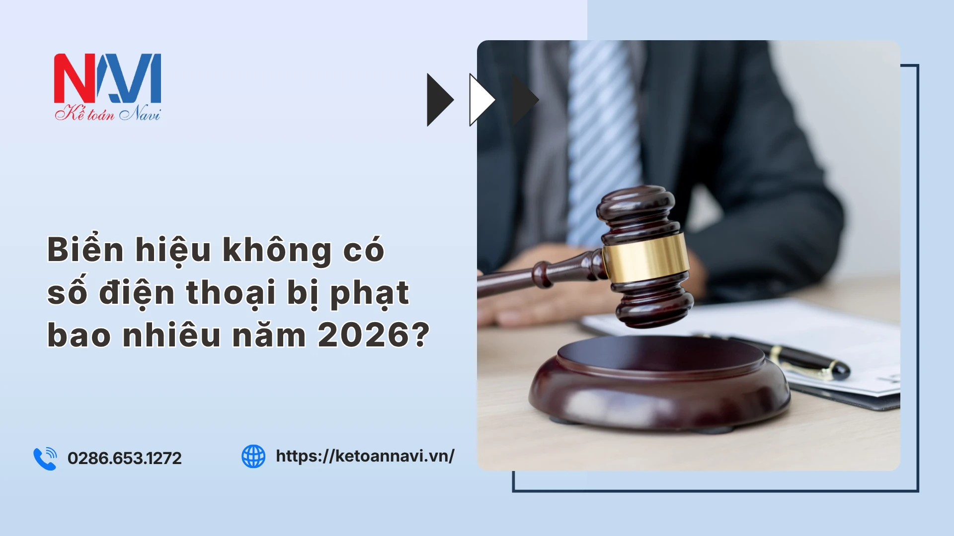 Biển hiệu không có số điện thoại bị phạt bao nhiêu năm 2026
