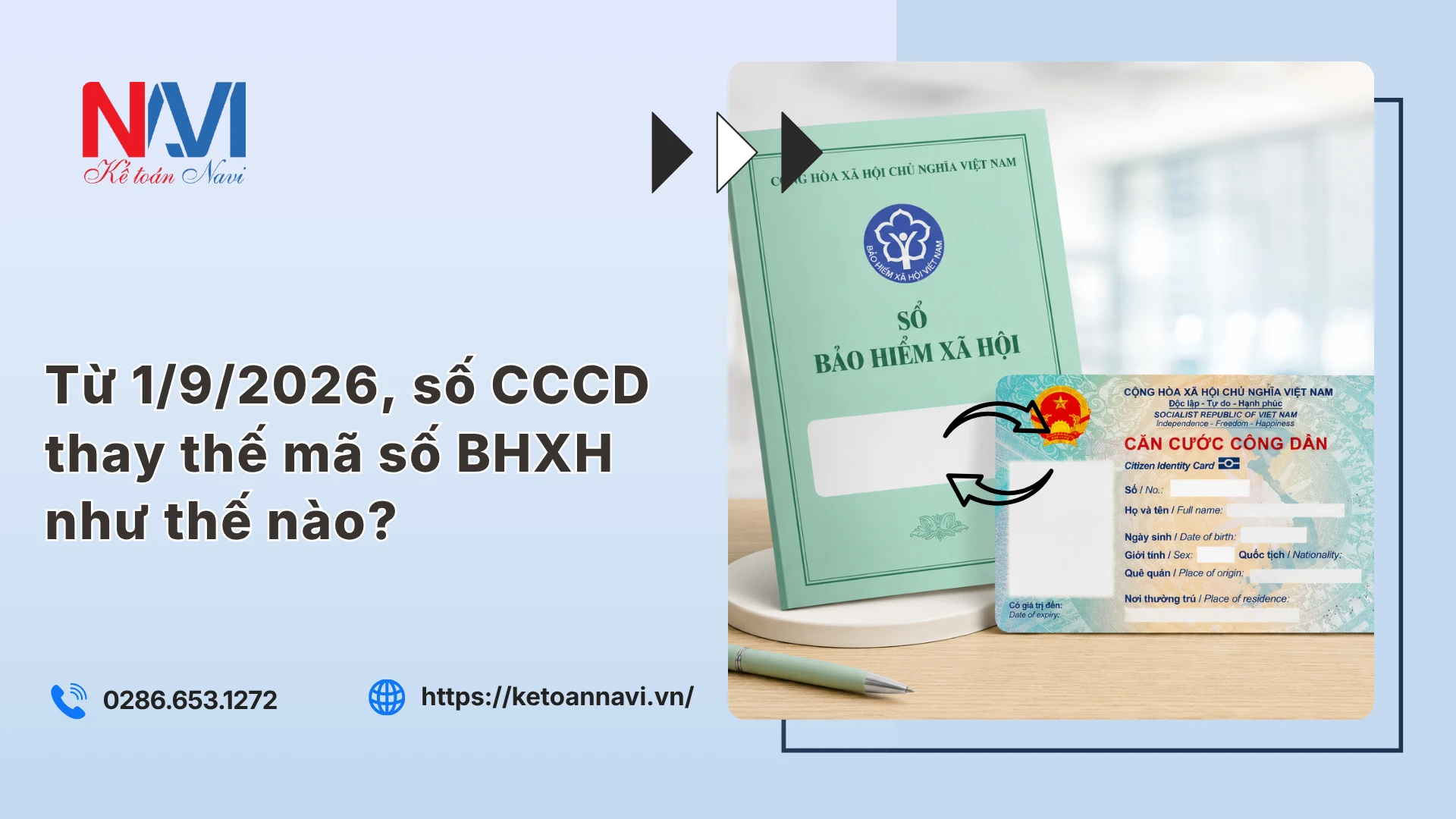 Từ 1/9/2026, số CCCD thay thế mã số BHXH như thế nào