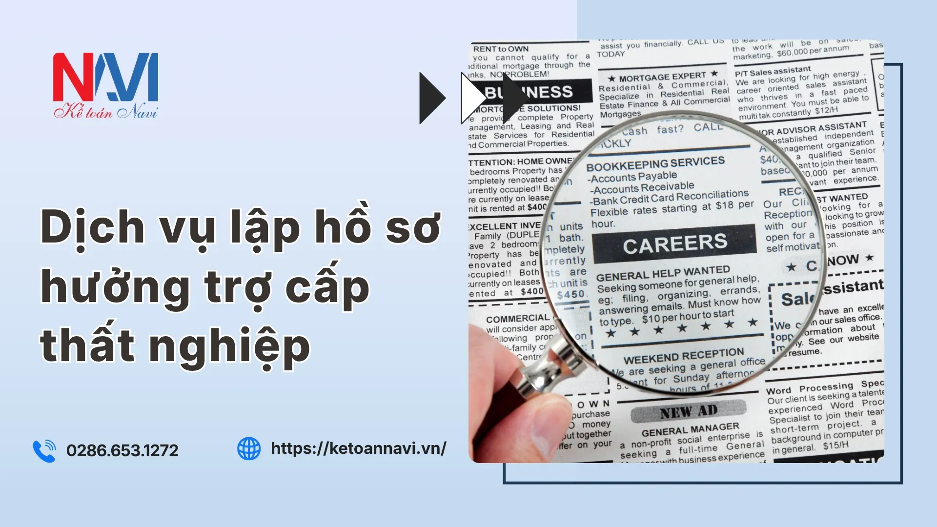 Dịch vụ lập hồ sơ hưởng trợ cấp thất nghiệp