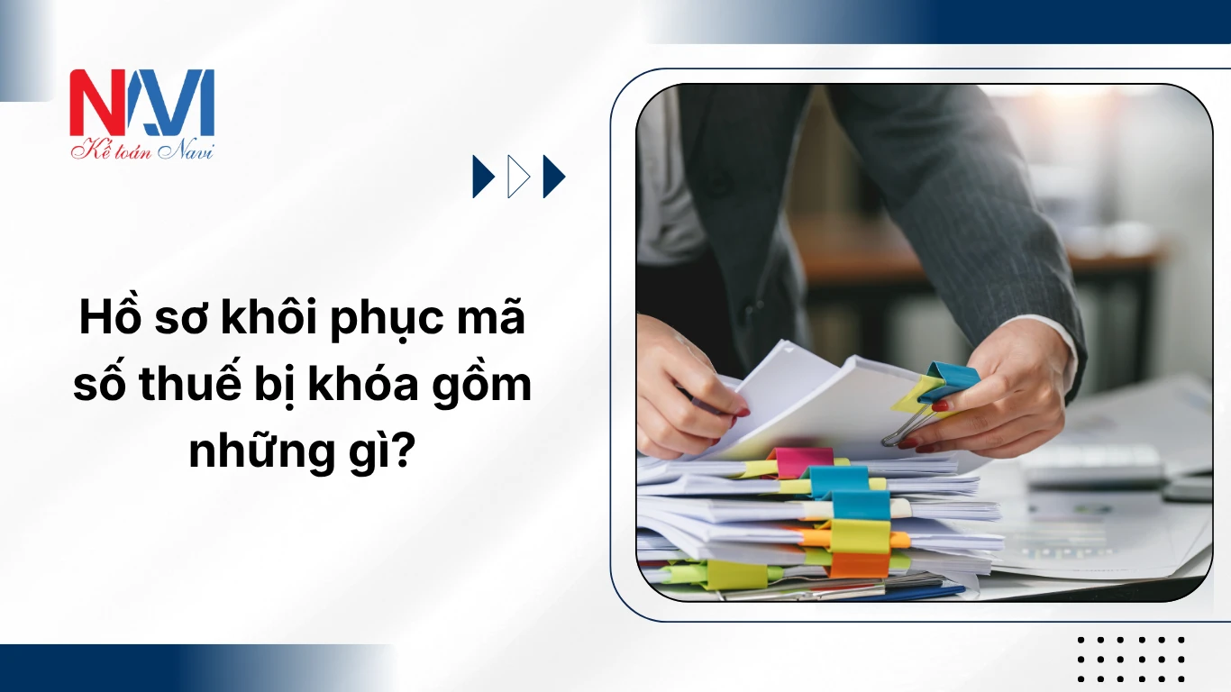 Hồ sơ khôi phục mã số thuế bị khóa gồm những gì