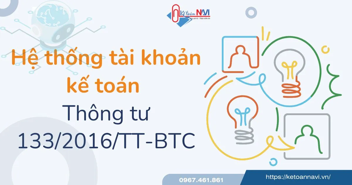 Hệ thống tài khoản kế toán theo thông tư 133