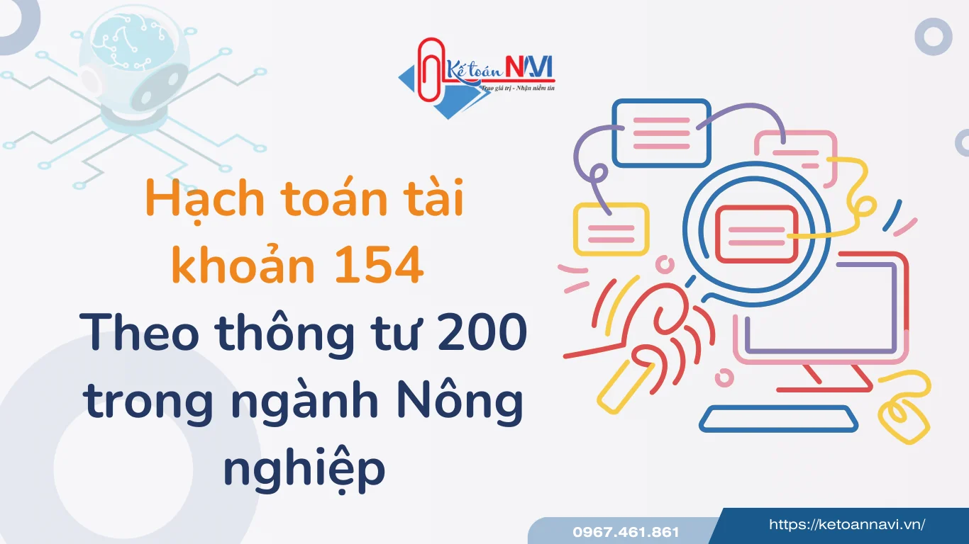 Hạch toán tài khoản 154 theo TT200