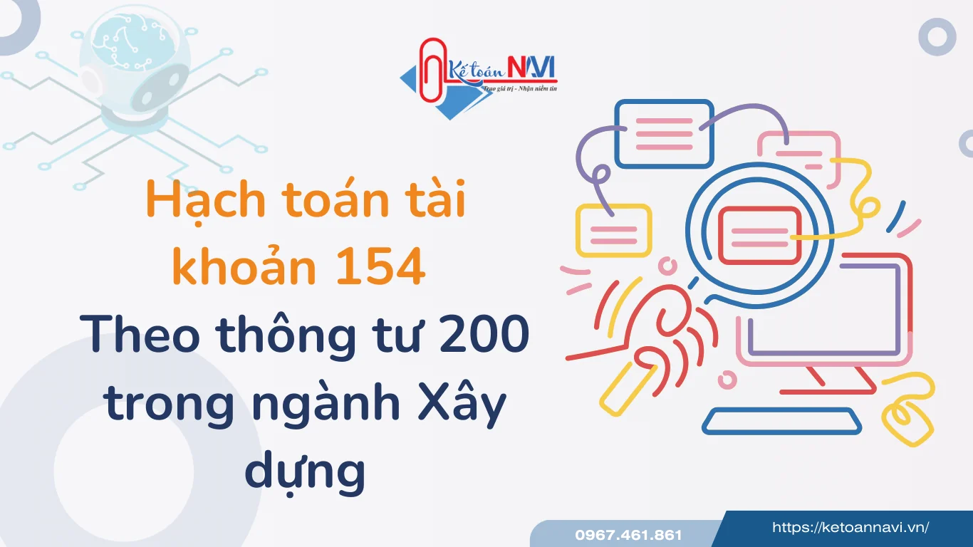 Hạch toán tài khoản 154 trong ngành xây dựng