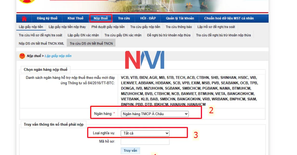 Nộp thuế môn bài online như thế nào?