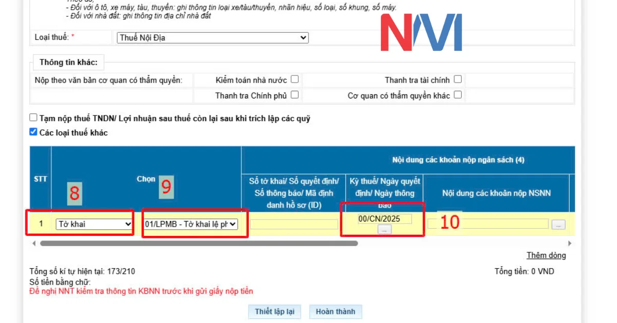 Nộp lệ phí môn bài như thế nào?