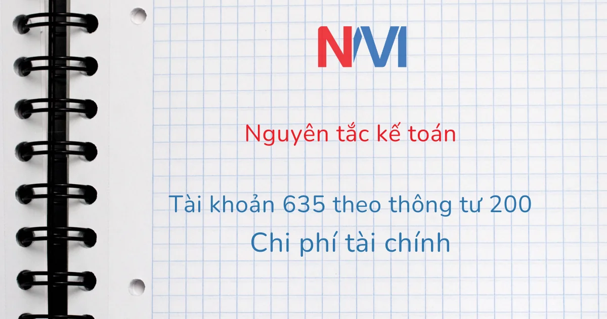 nguyên tắc kế toán tài khoản 635 theo thông tư 200